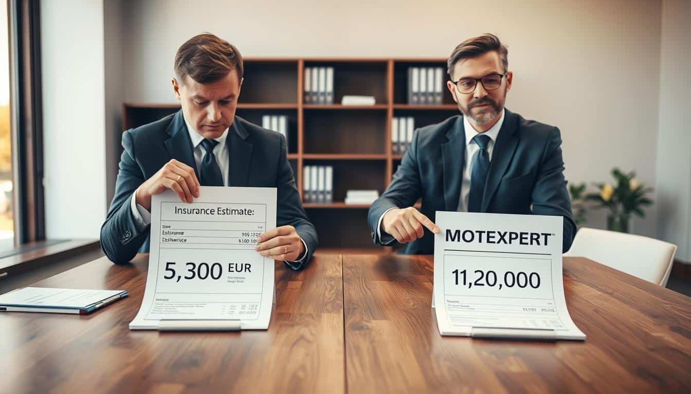 Ubezpieczyciel 5 300 EUR, a rzeczoznawca MOTOEXPERT 12 000 EUR