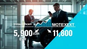Ubezpieczyciel 5 900 EUR, a rzeczoznawca MOTOEXPERT 11 800 EUR