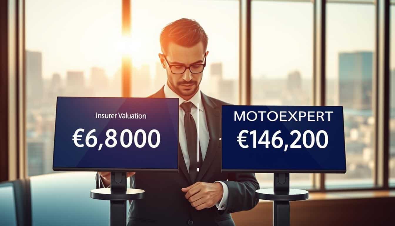 Ubezpieczyciel 6 800 EUR, a rzeczoznawca MOTOEXPERT 14 200 EUR